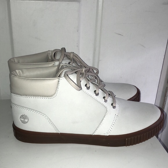 Timberland Skyla Bay Chukka White Boots 9 NWOT - Picture 4 of 11